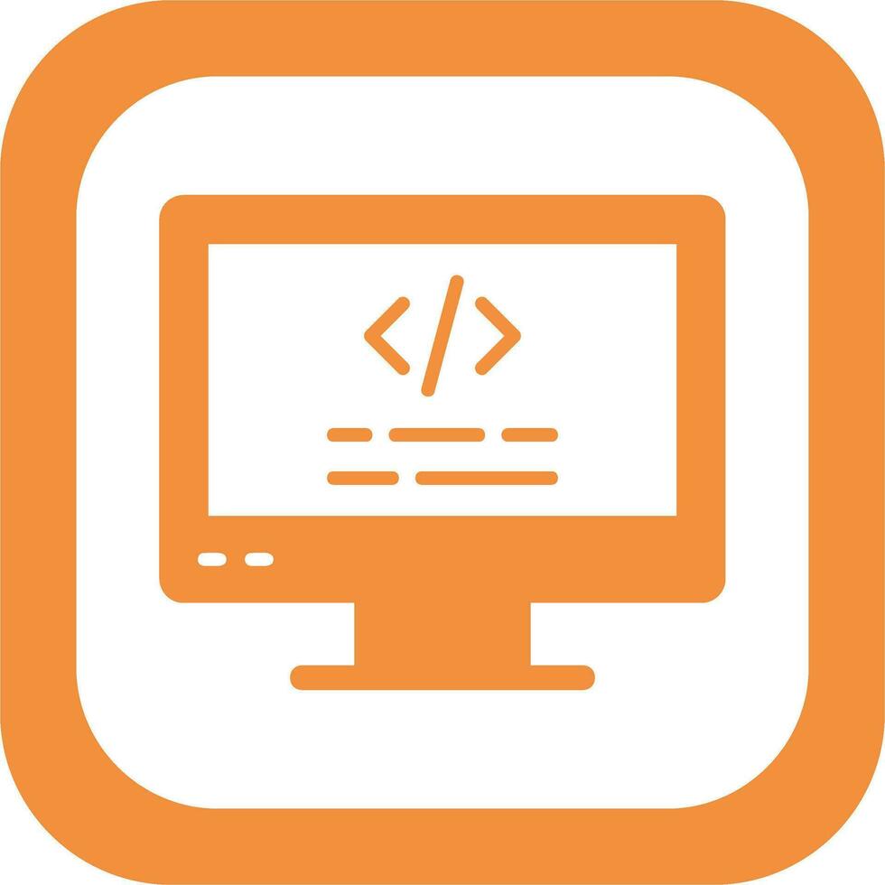 Computer Vector Icon