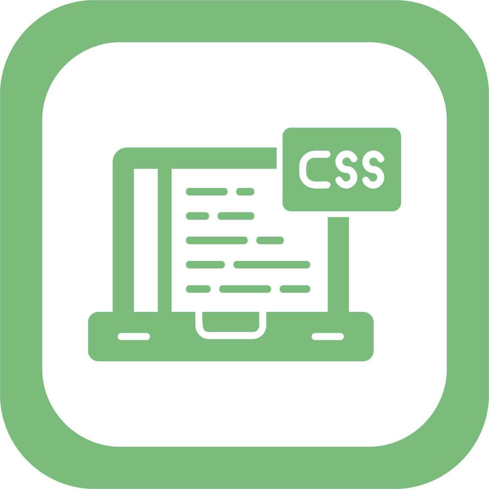 icono de vector de css