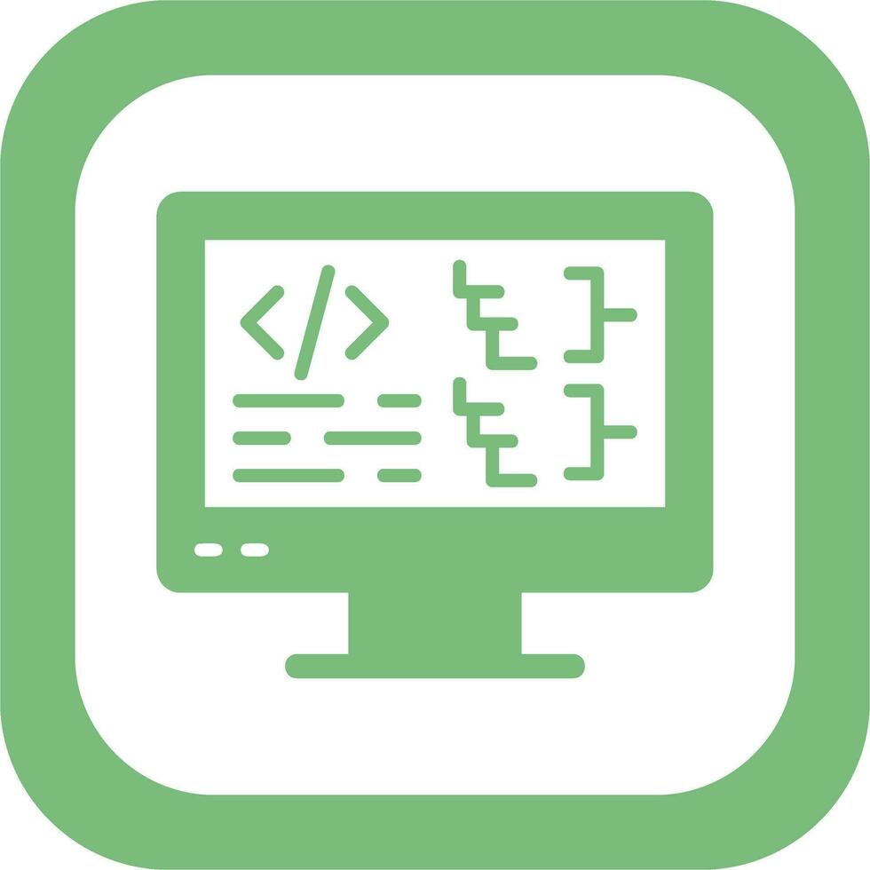 Computer Vector Icon