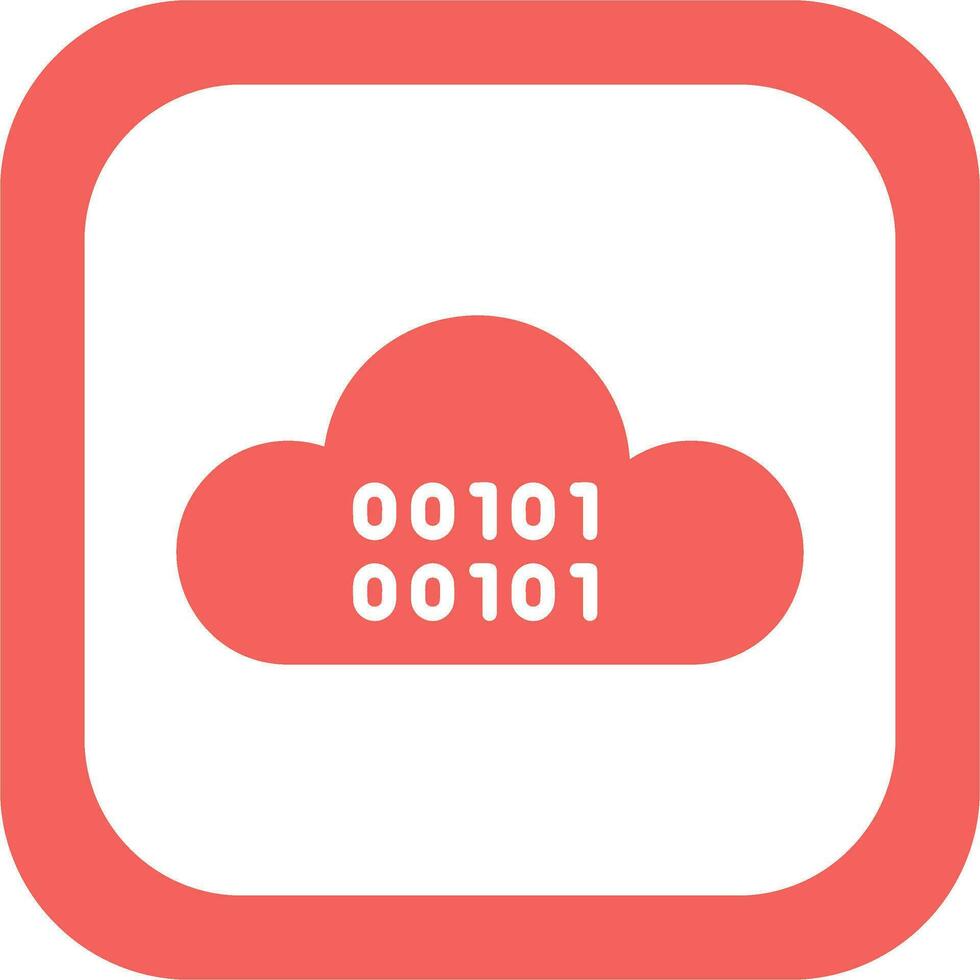 Cloud Coding Vector Icon