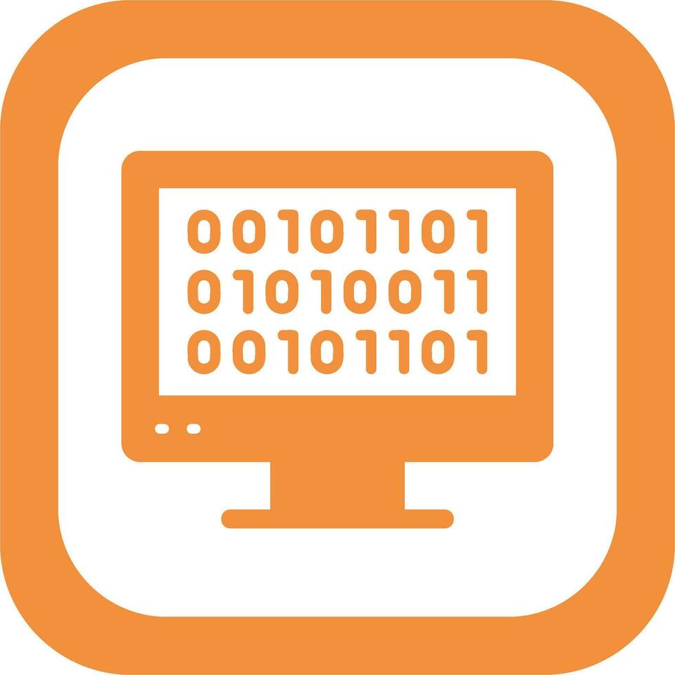 Binary Code Vector Icon