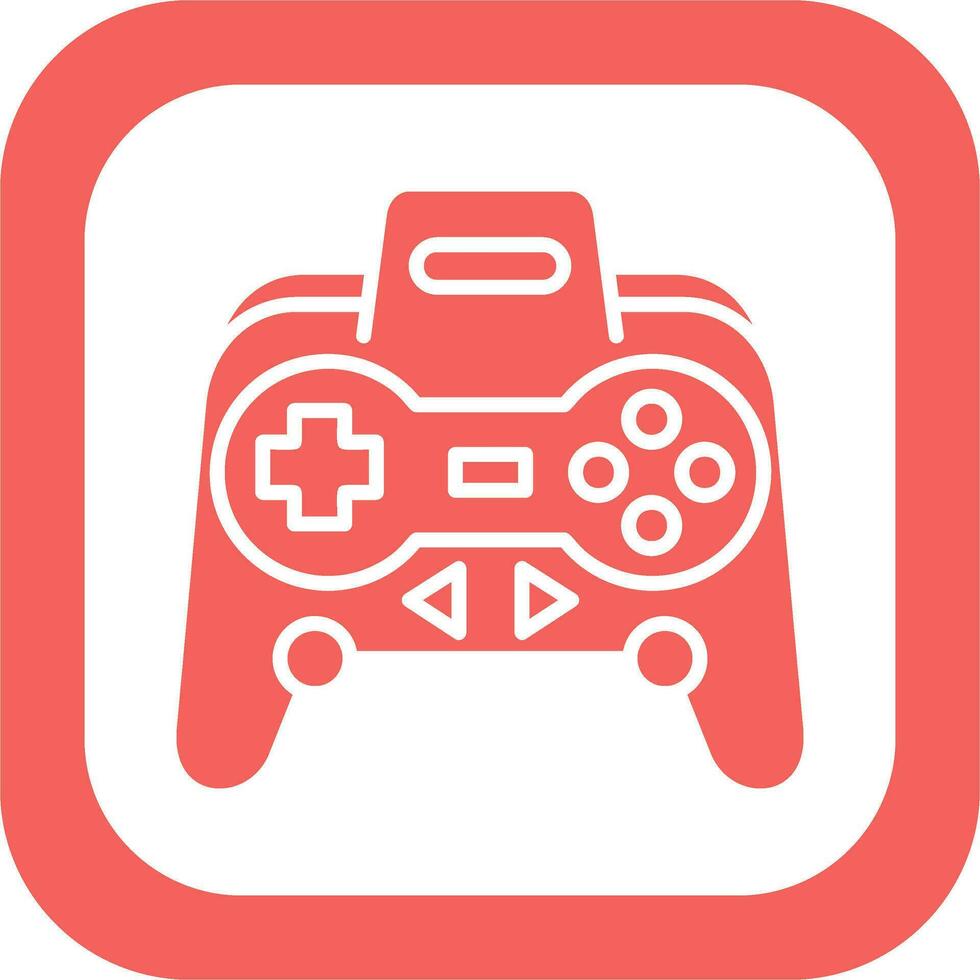 icono de vector de controlador de juego