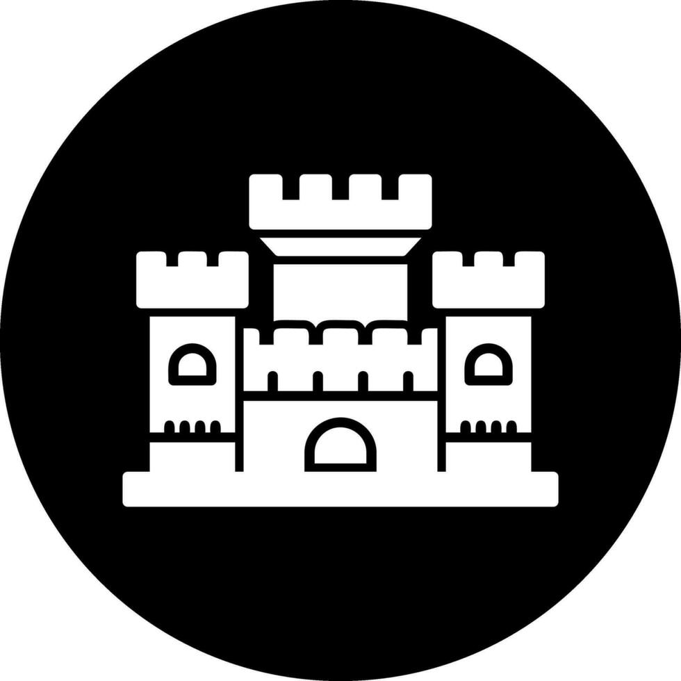 icono de vector de castillo