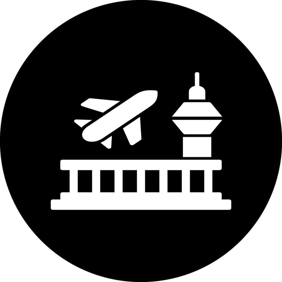 icono de vector de aeropuerto