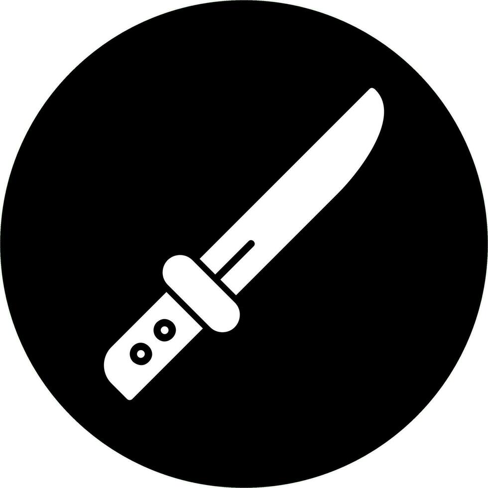 icono de vector de cuchillo