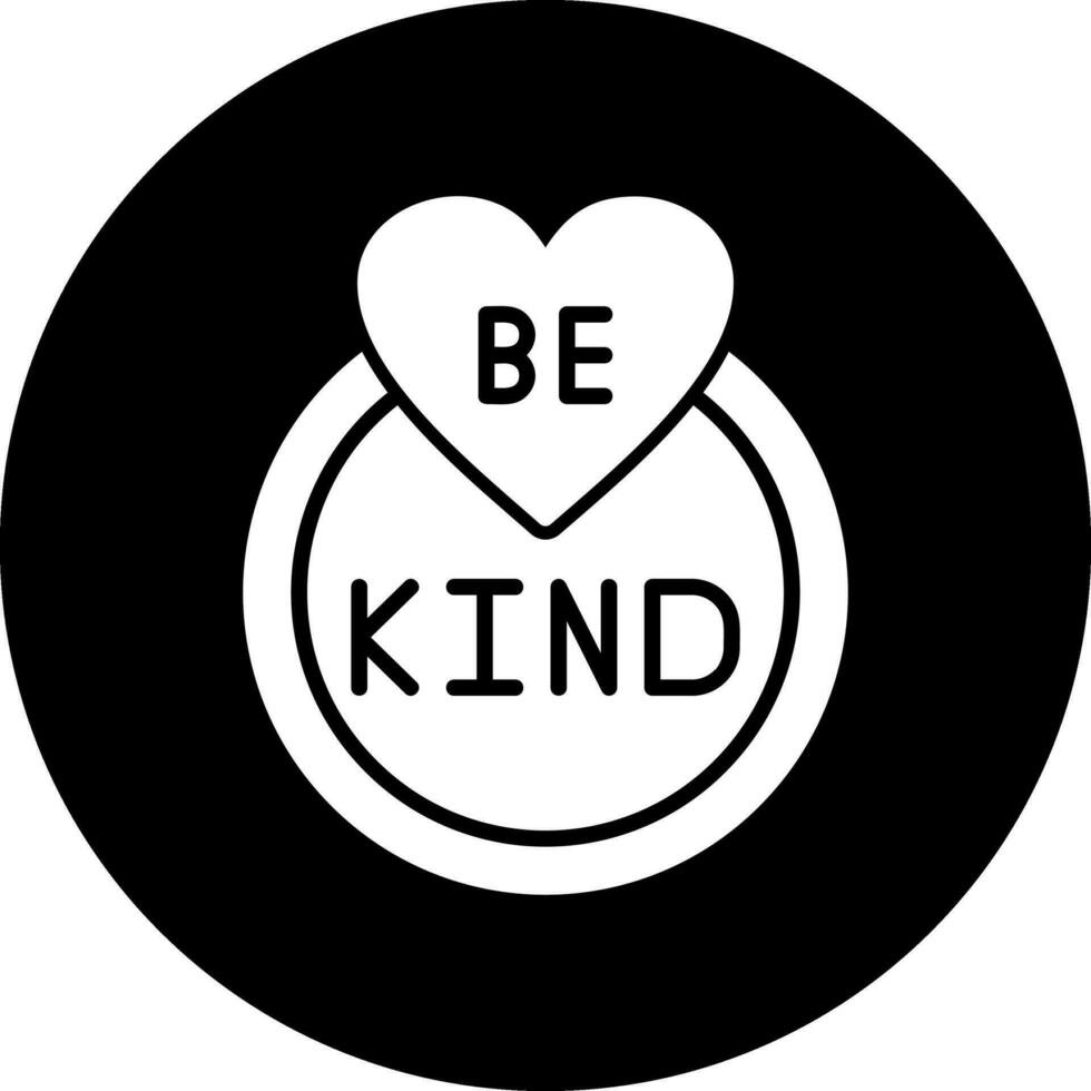 Be Kind Vector Icon