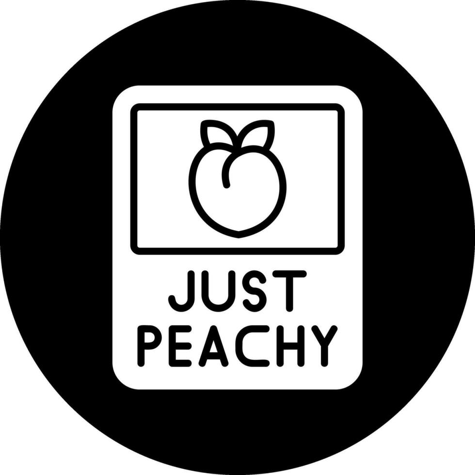 Just Peachy Vector Icon