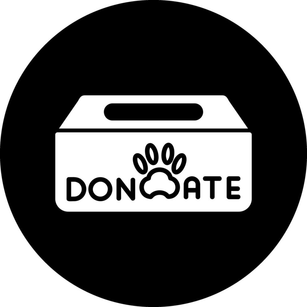 icono de vector de donación