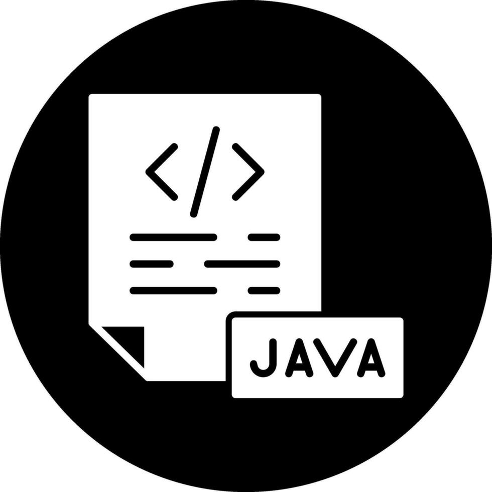 icono de vector de java