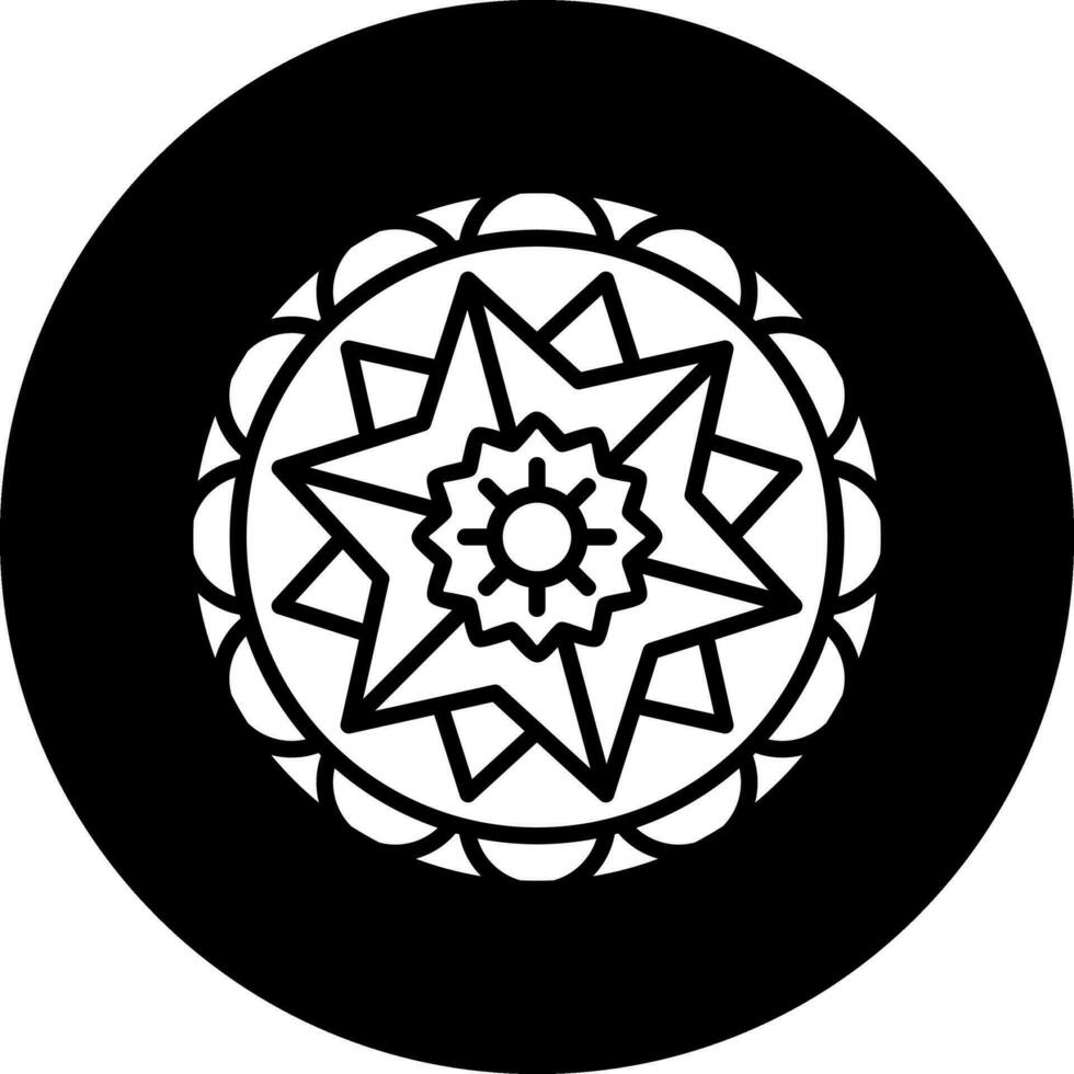 icono de vector de mandala