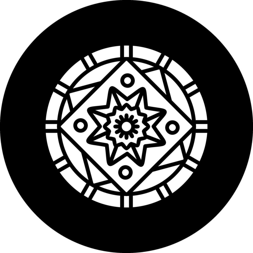 icono de vector de mandala