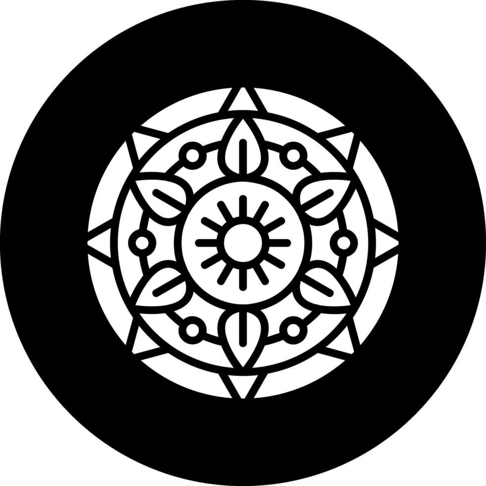 icono de vector de mandala