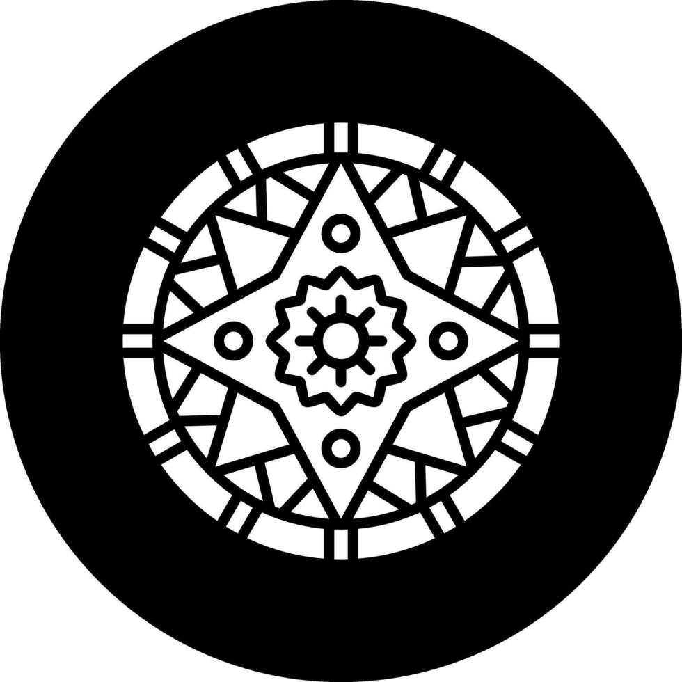 icono de vector de mandala