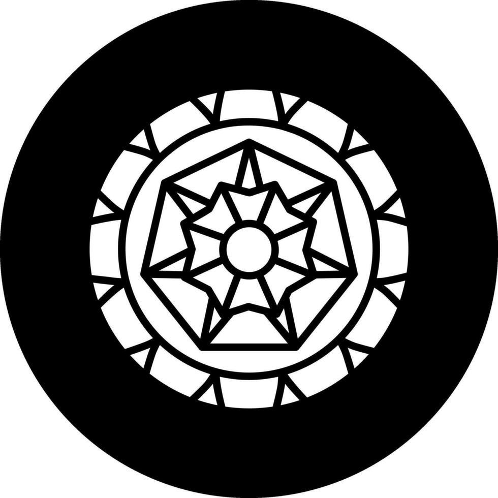 icono de vector de mandala