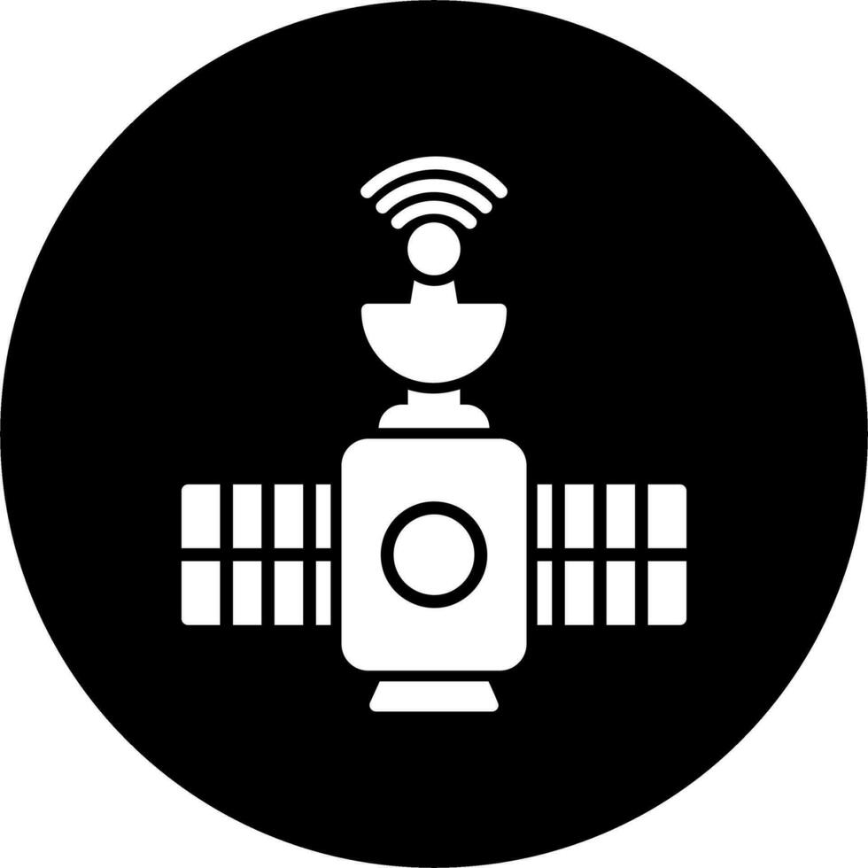 icono de vector de satélite