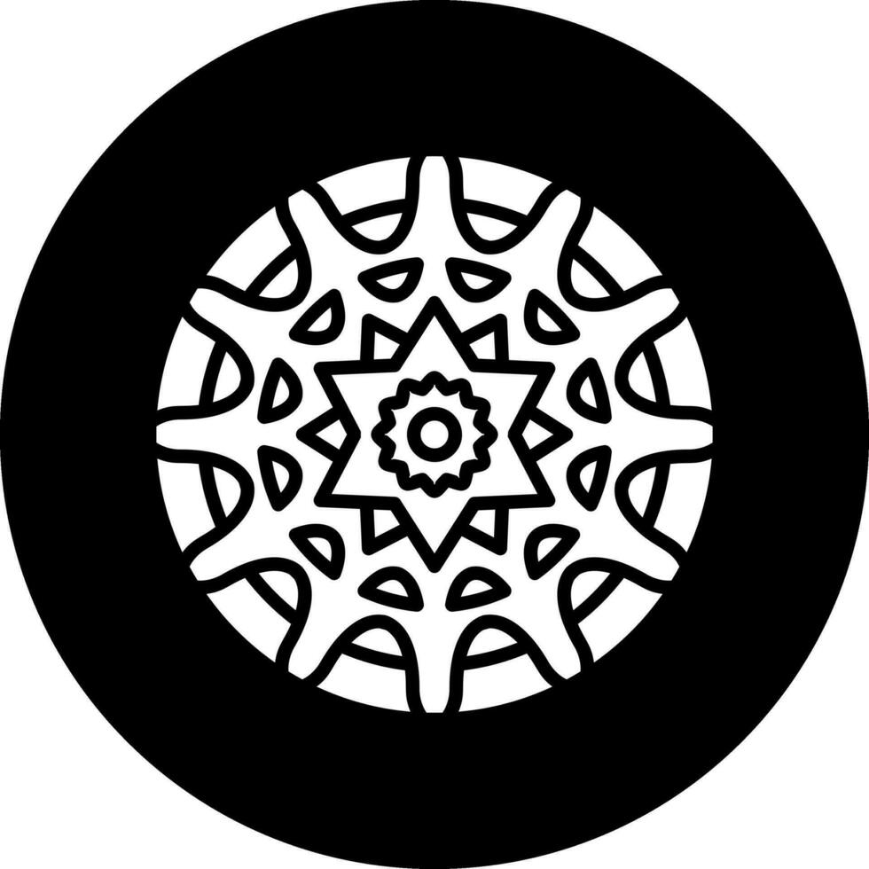 icono de vector de mandala