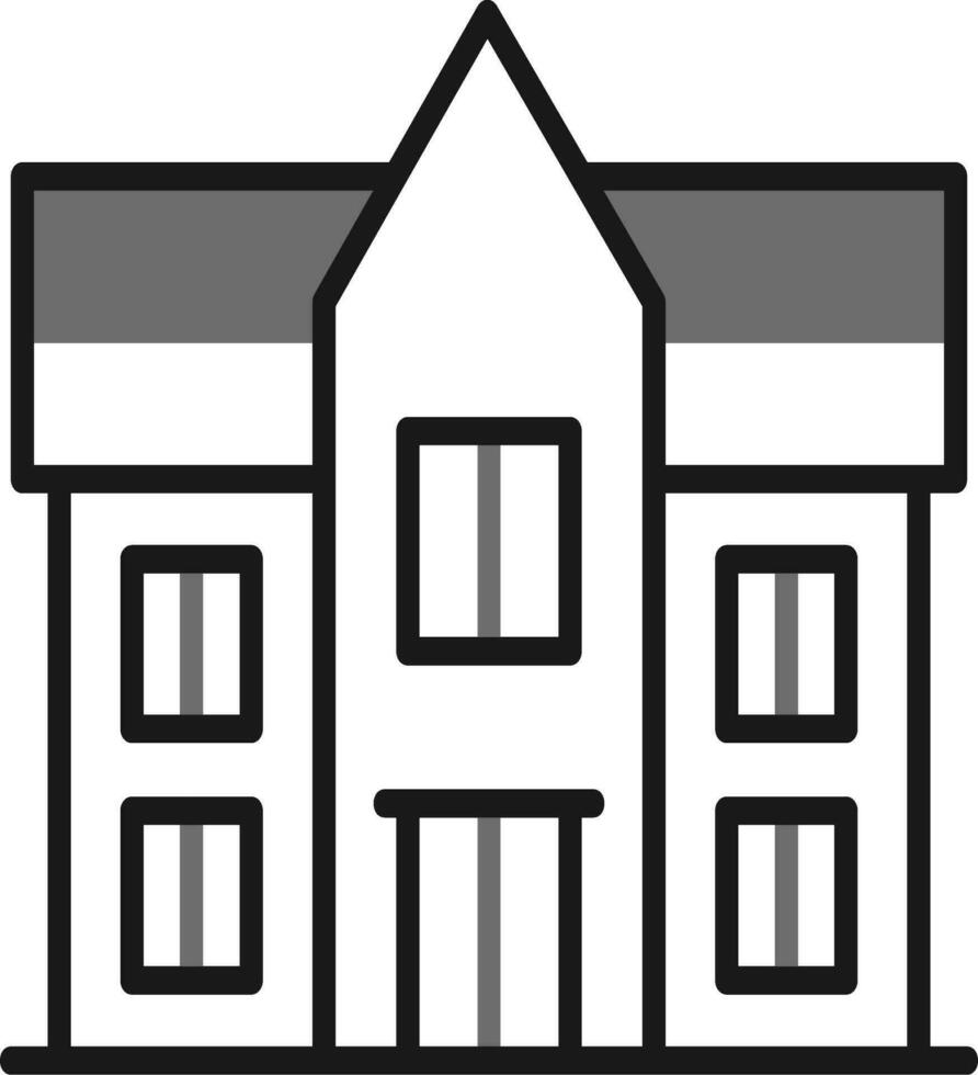 Mansion Vector Icon