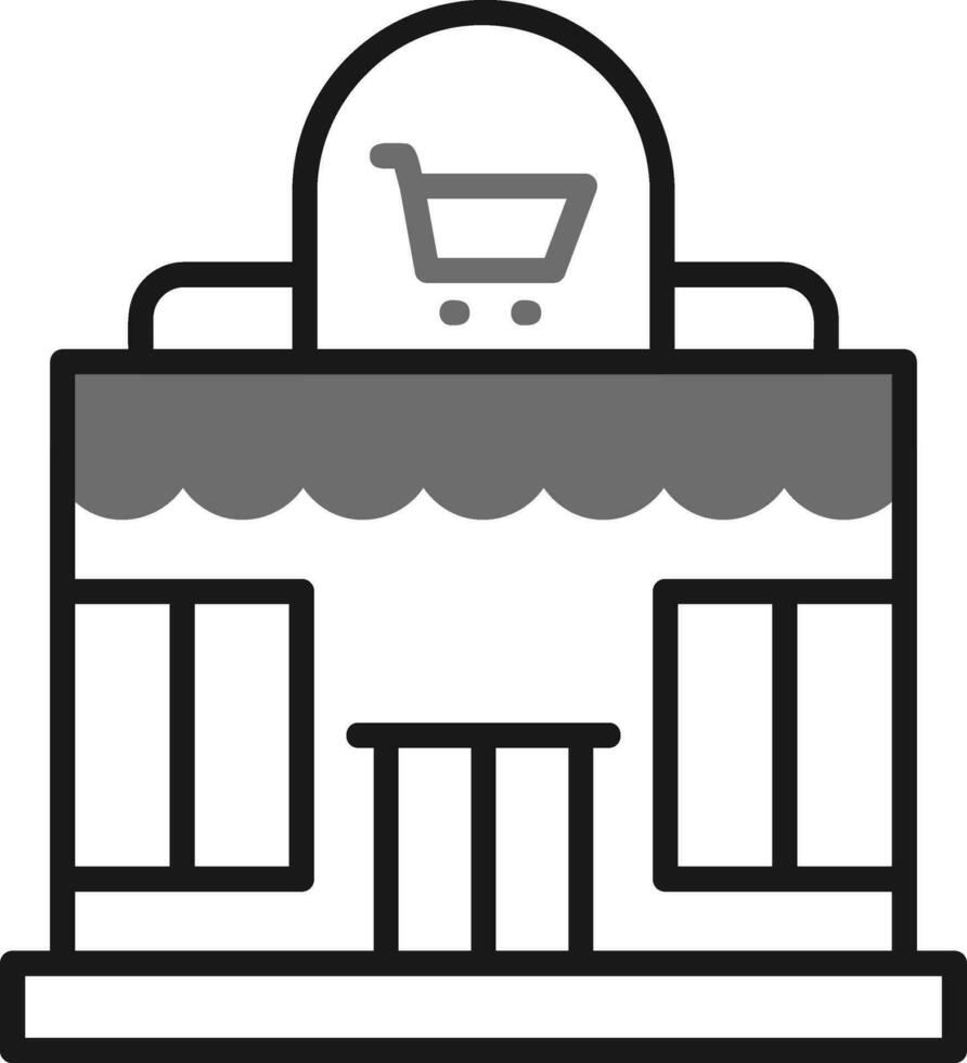 icono de vector de supermercado