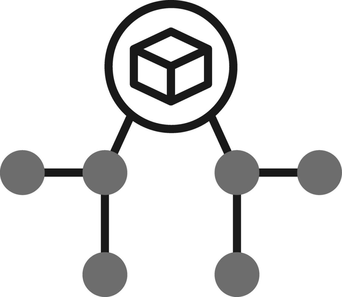 Decentralized Vector Icon
