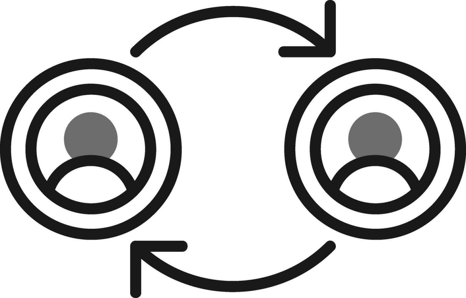 Peer To Peer Vector Icon