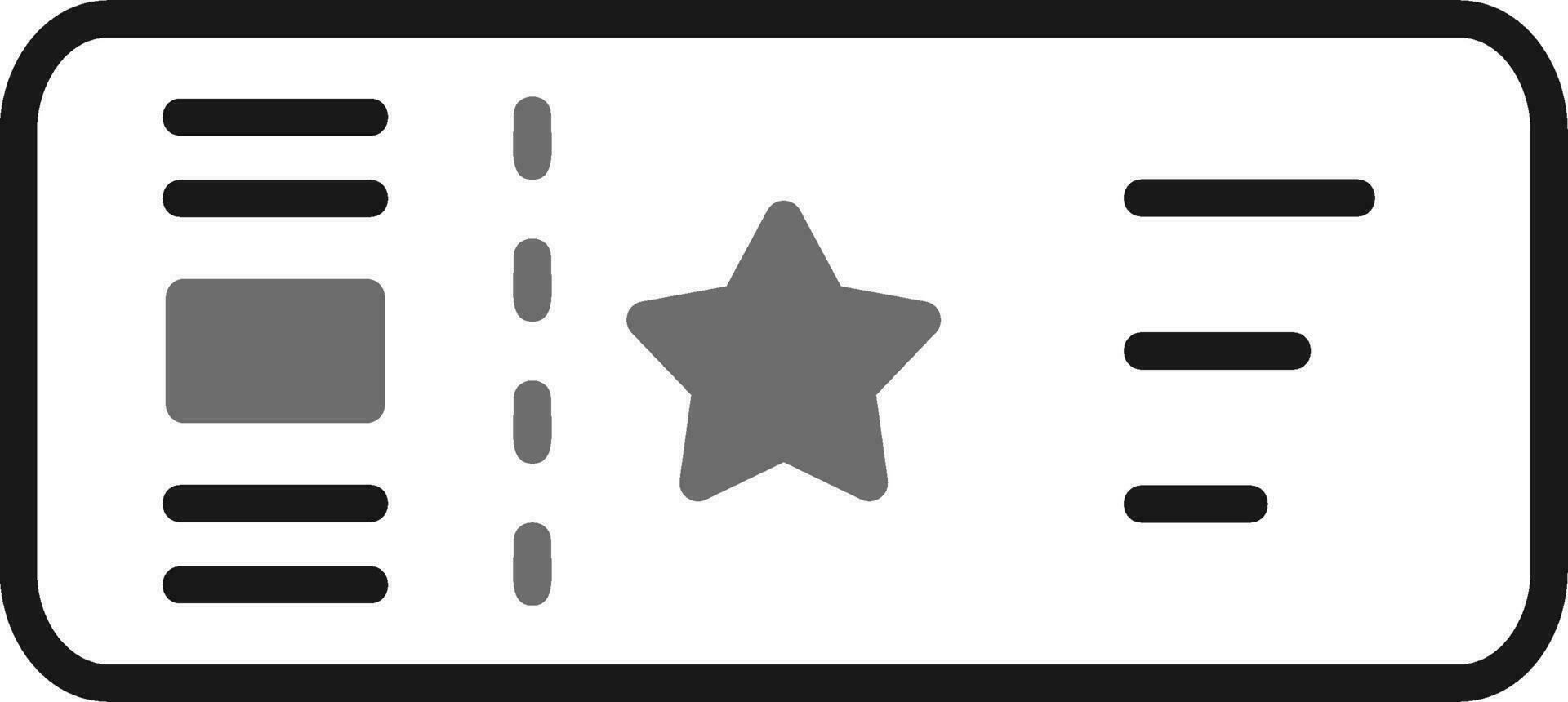 Ticket Vector Icon