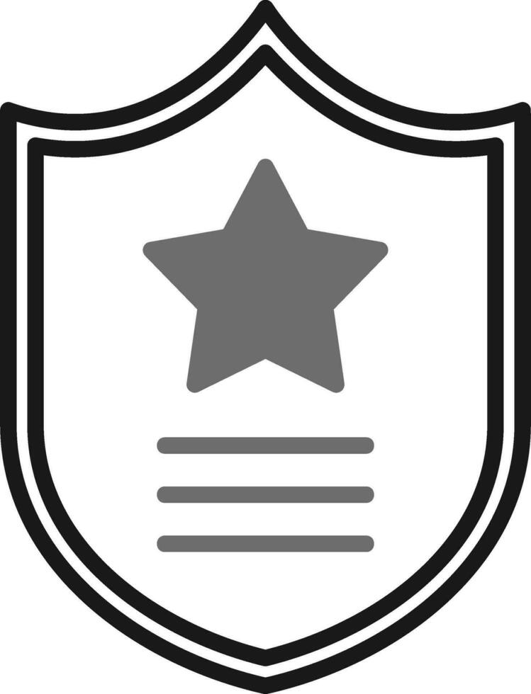 Police Badge Vector Icon