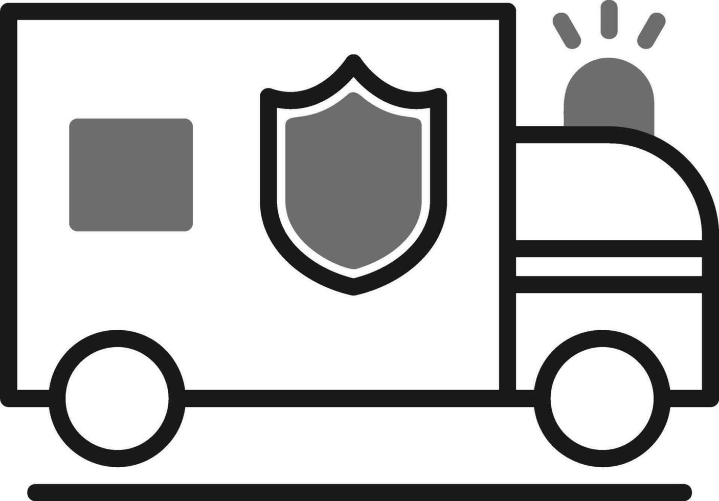 Police Van Vector Icon