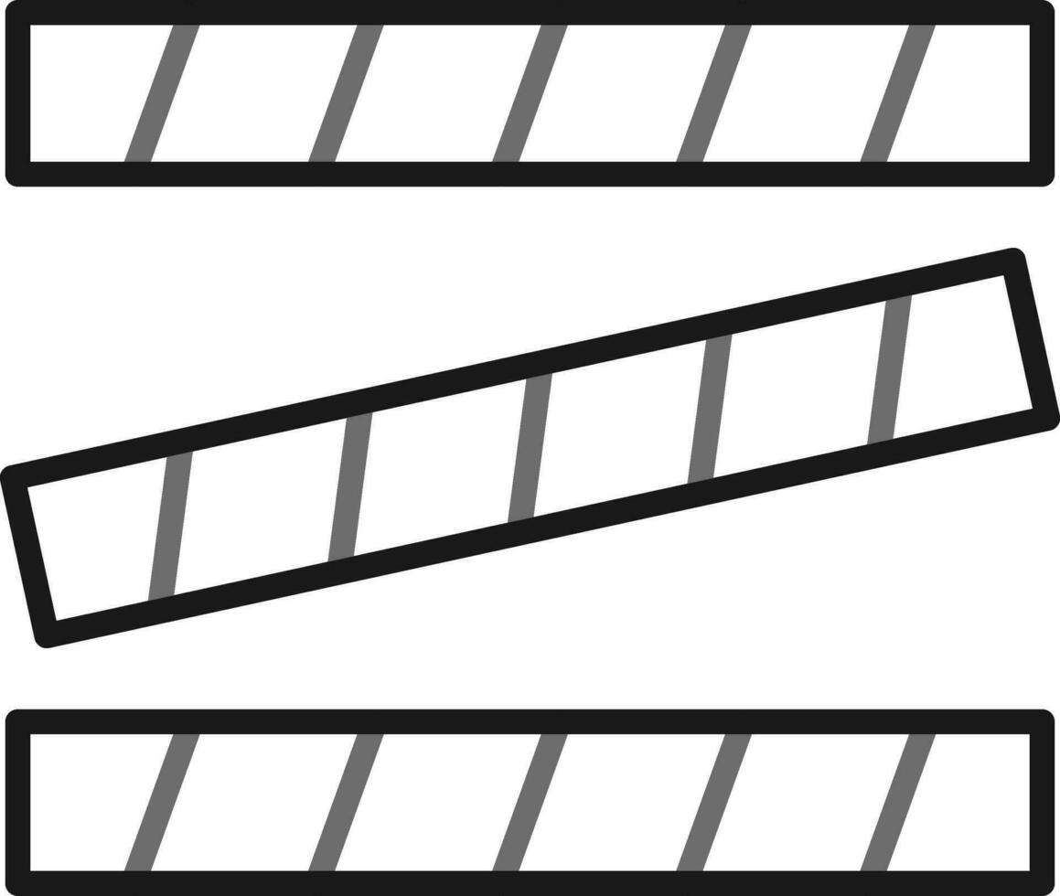 Police Line Vector Icon