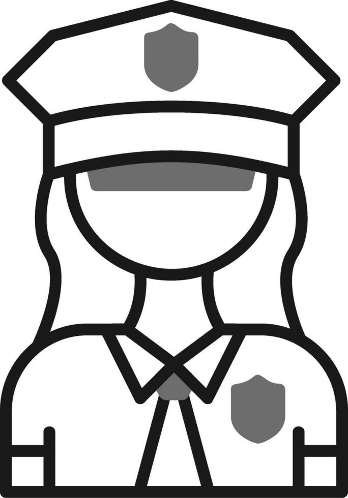 Policewoman Vector Icon