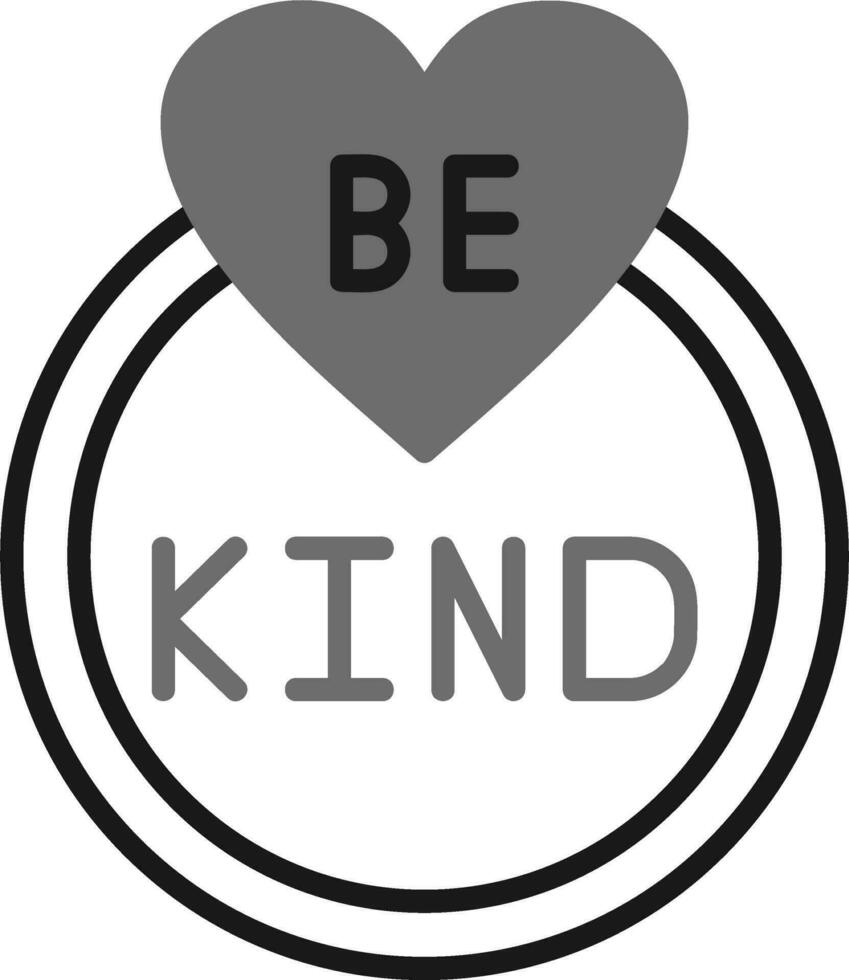 Be Kind Vector Icon