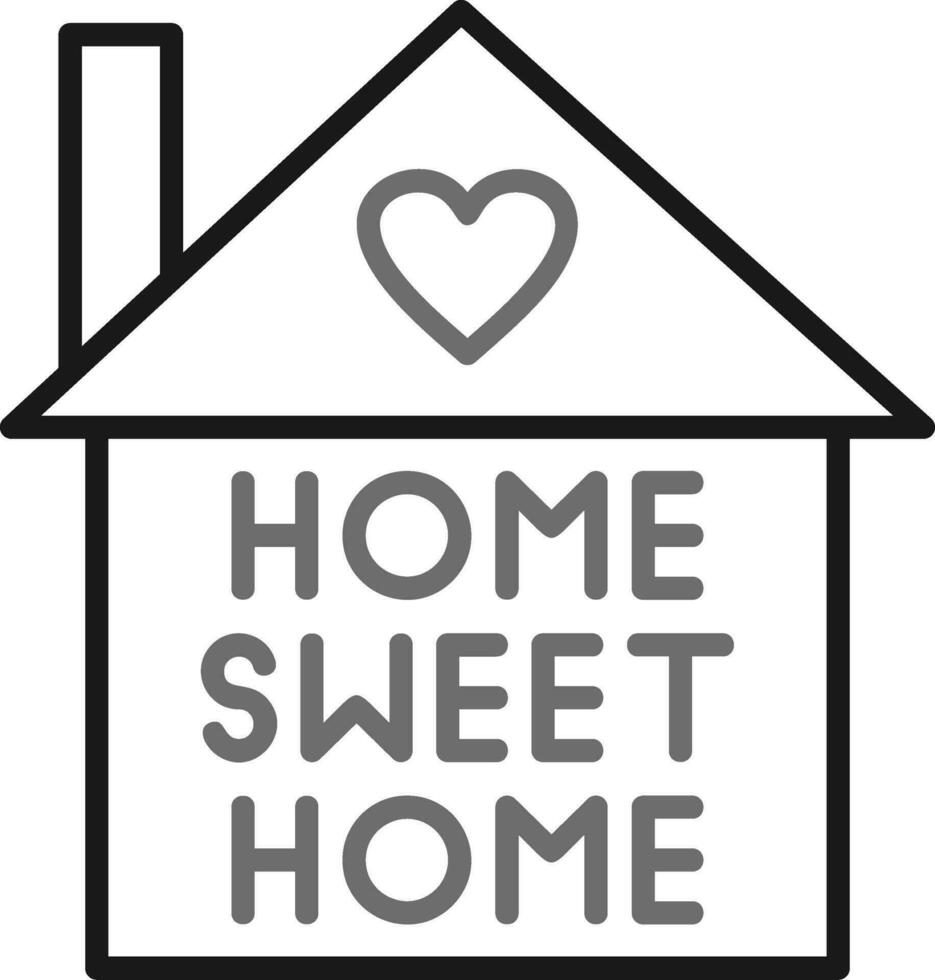Home Sweet Home Vector Icon