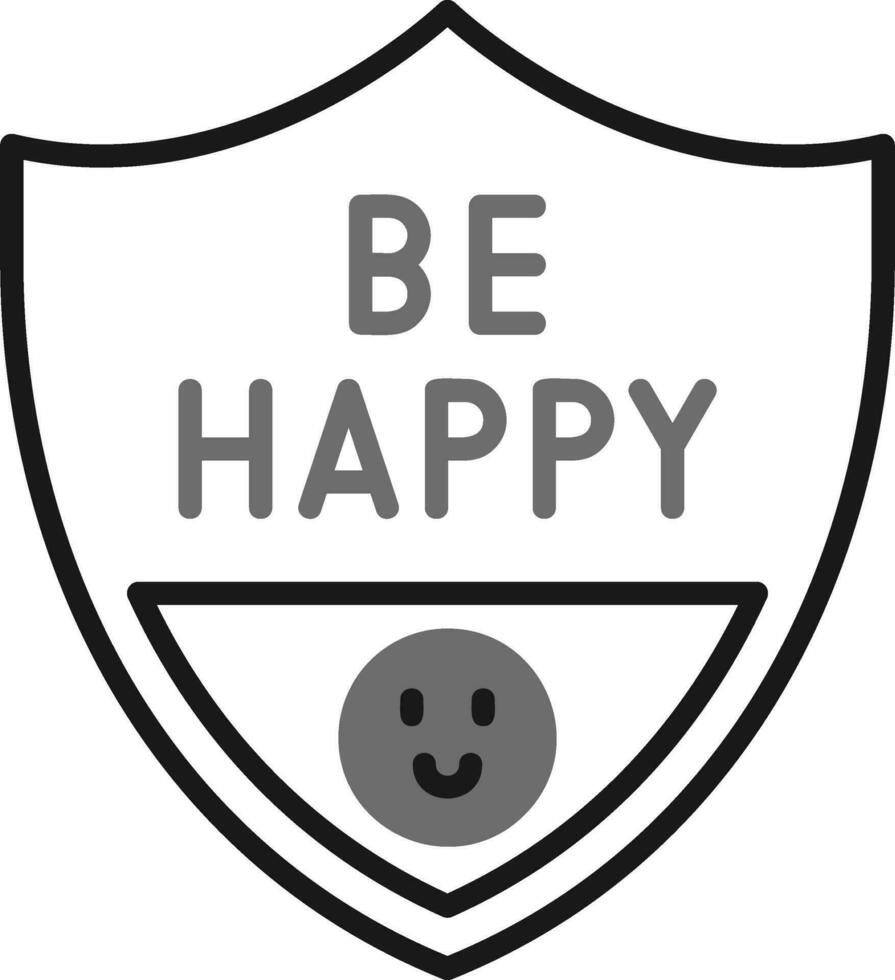 Be Happy Vector Icon