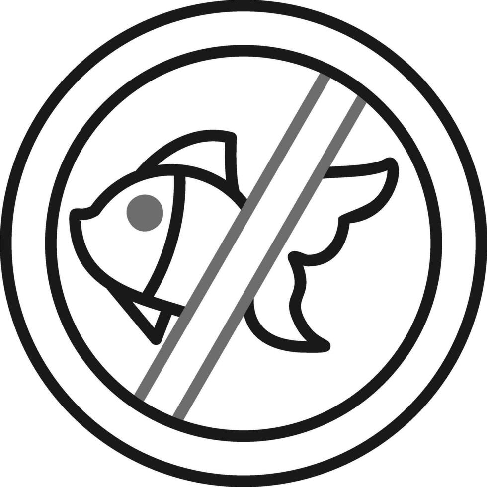 no fishing Vector Icon