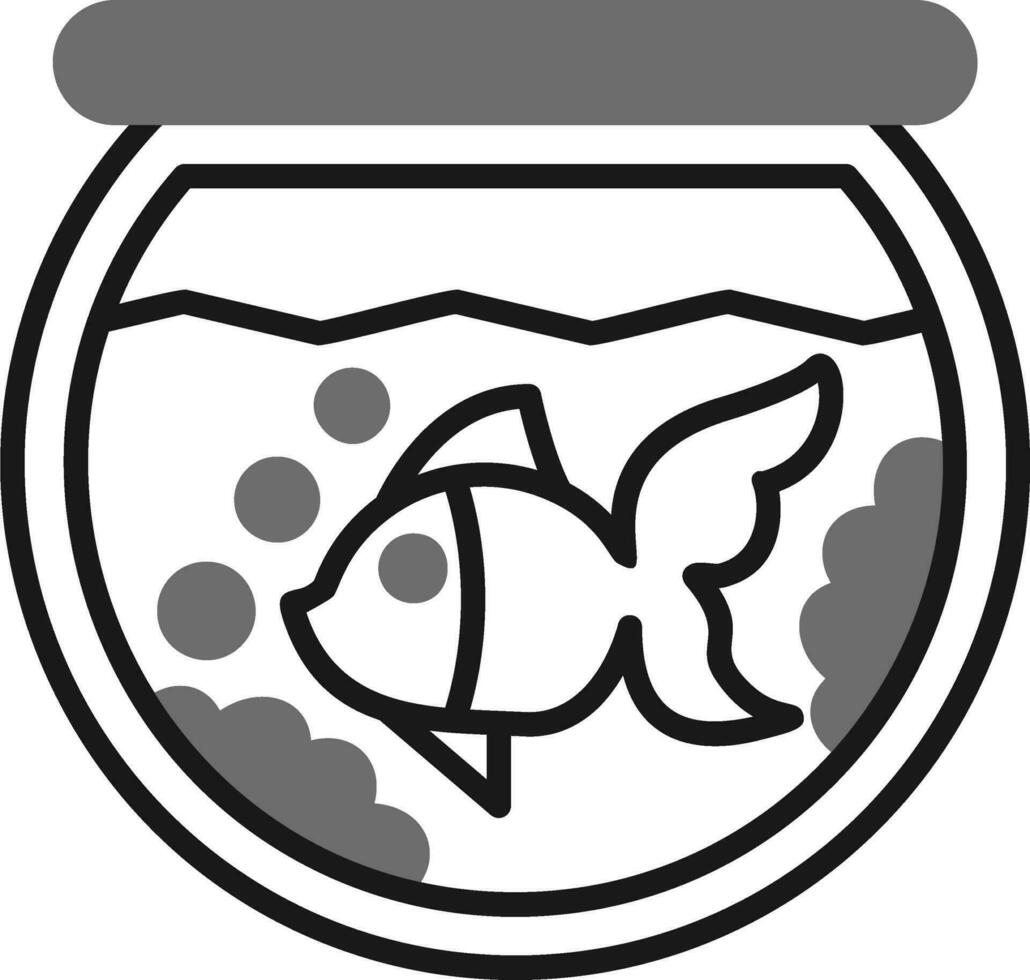 fish bowl Vector Icon