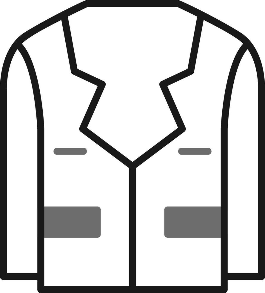 icono de vector de traje