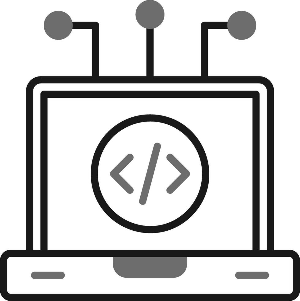 icono de vector de laptop