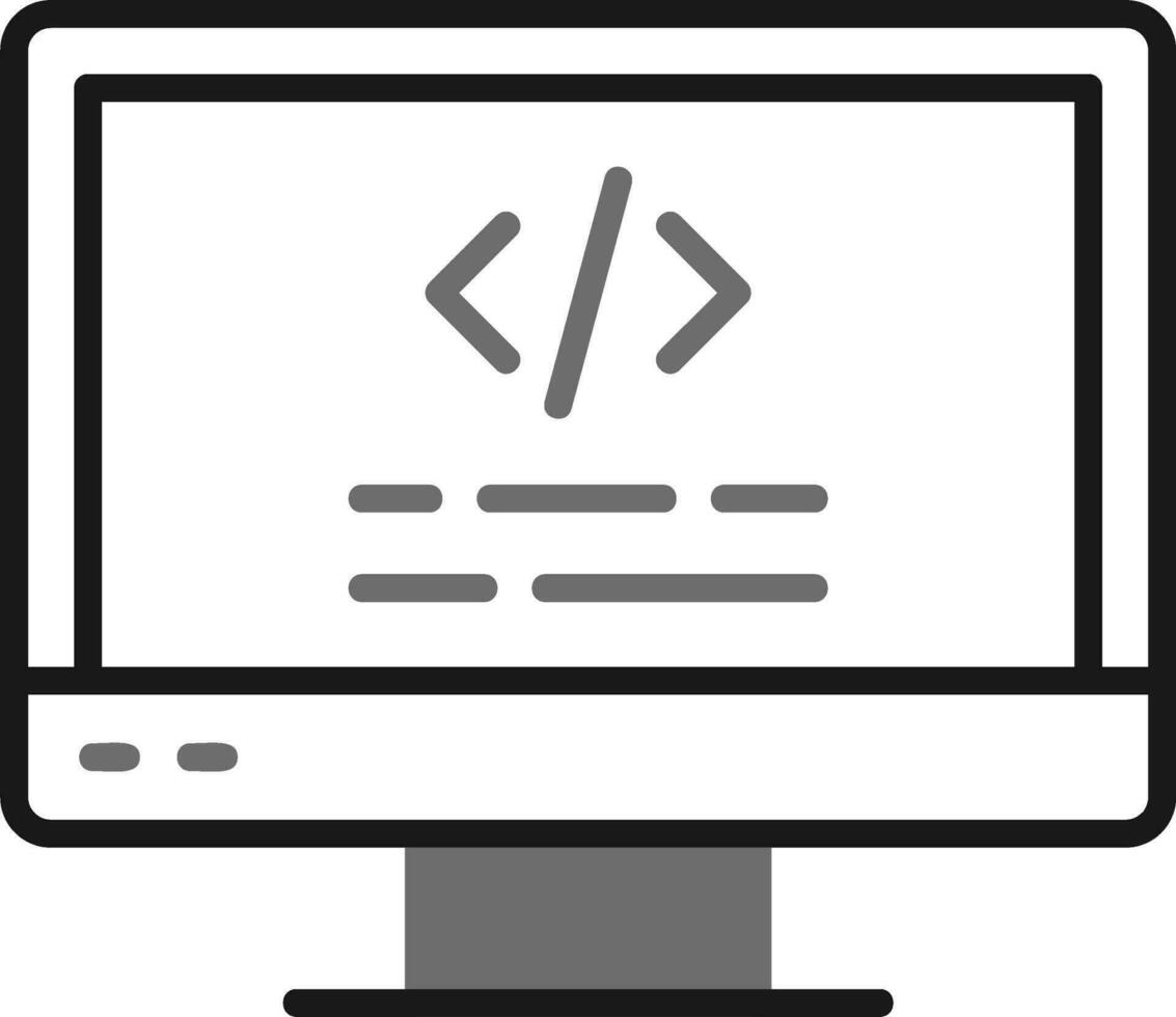 Computer Vector Icon