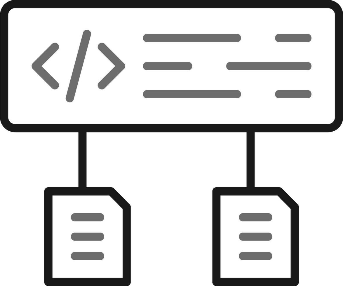 Data Flow Vector Icon