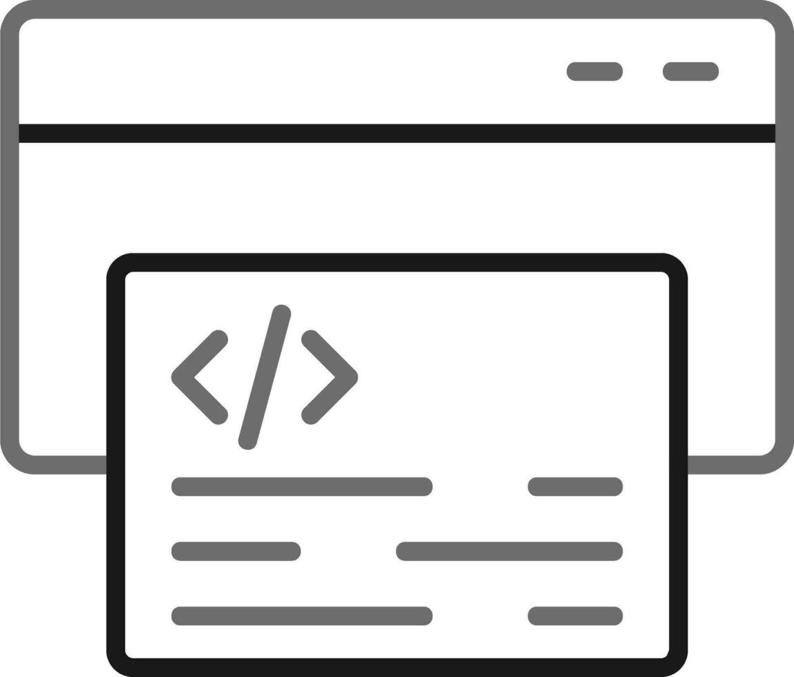 icono de vector html