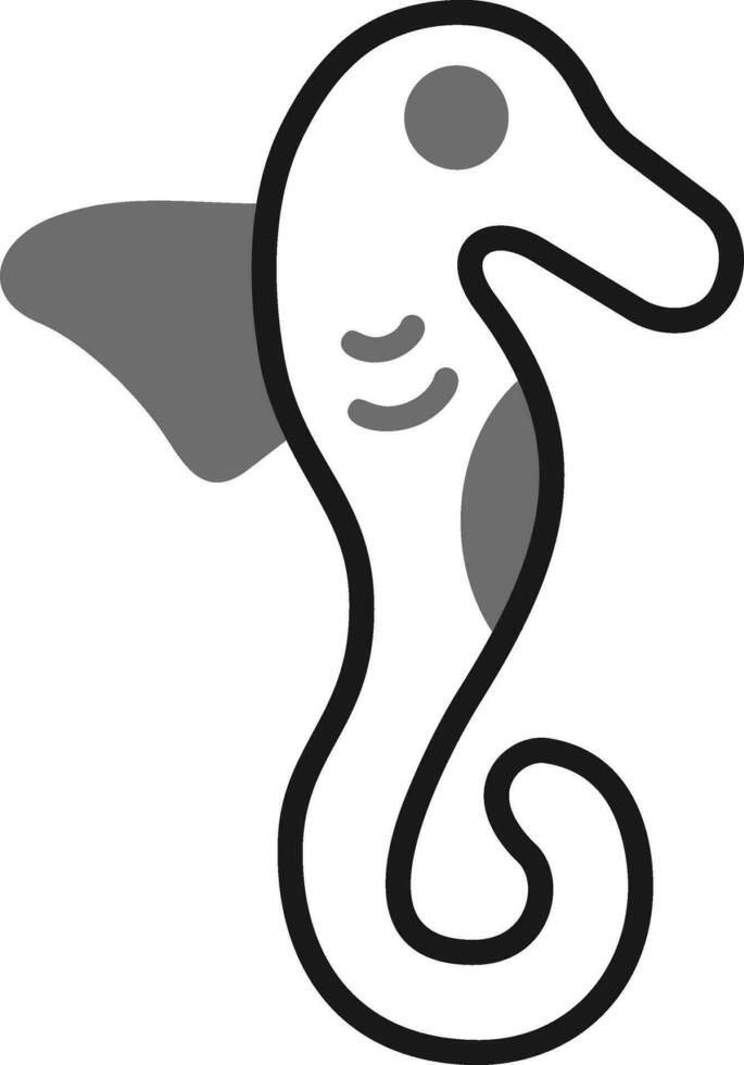 Seahorse Vector Icon