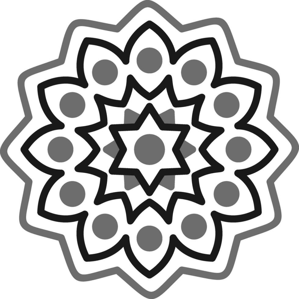 icono de vector de mandala