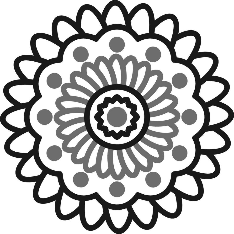 Mandala Vector Icon