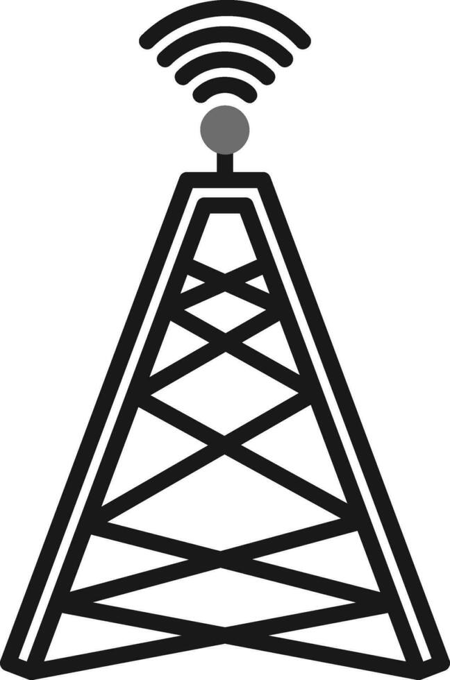 icono de vector de antena