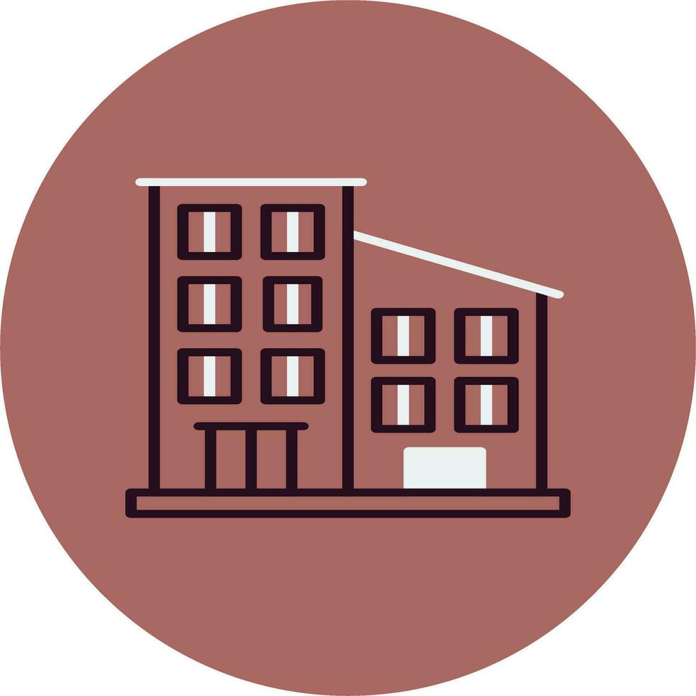 icono de vector de apartamento