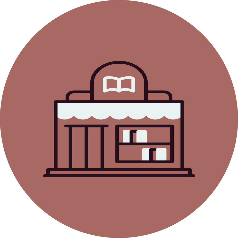 Book Shop Vector Icon