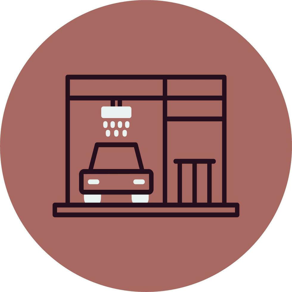 Carwash Vector Icon