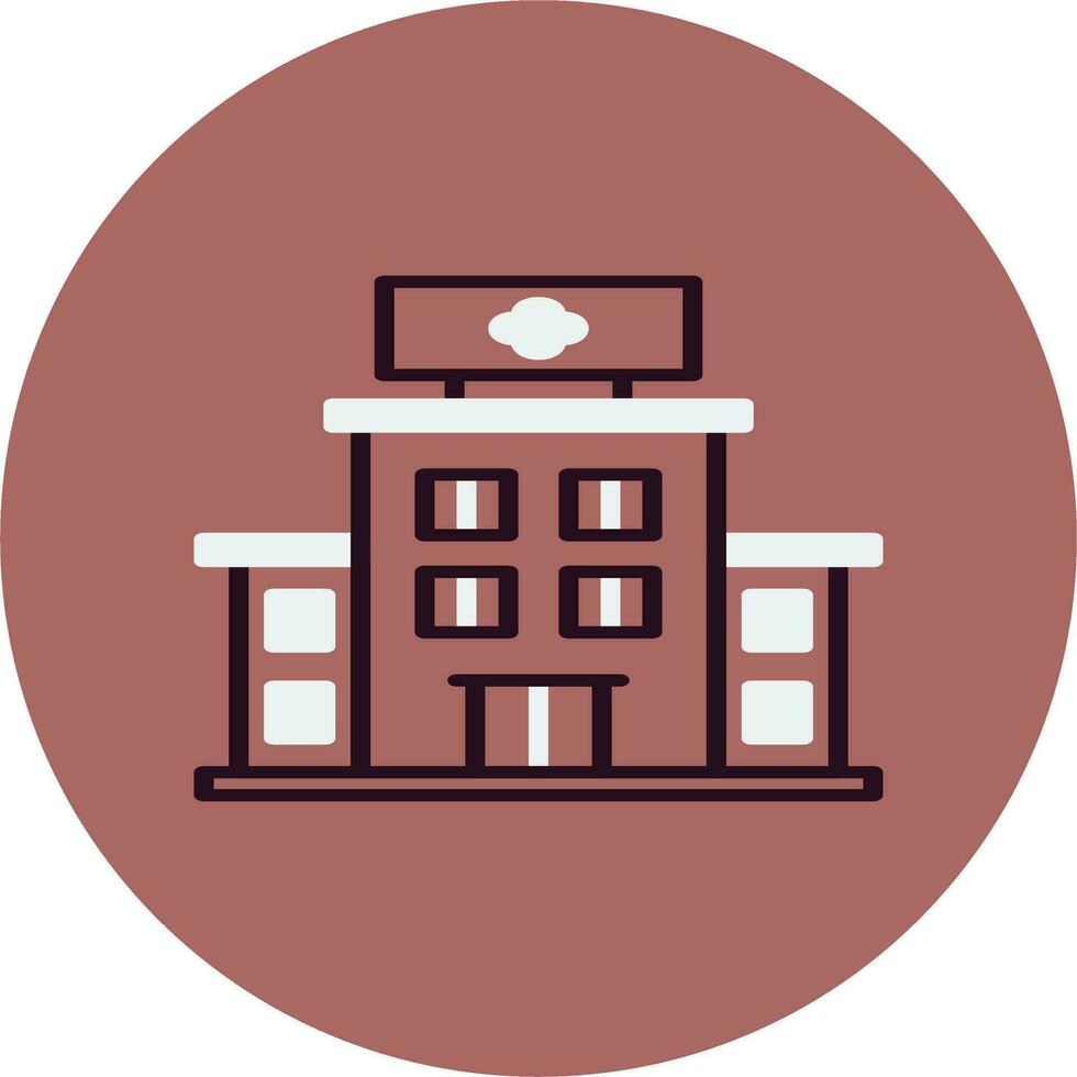 Hospital Building Vector Icon