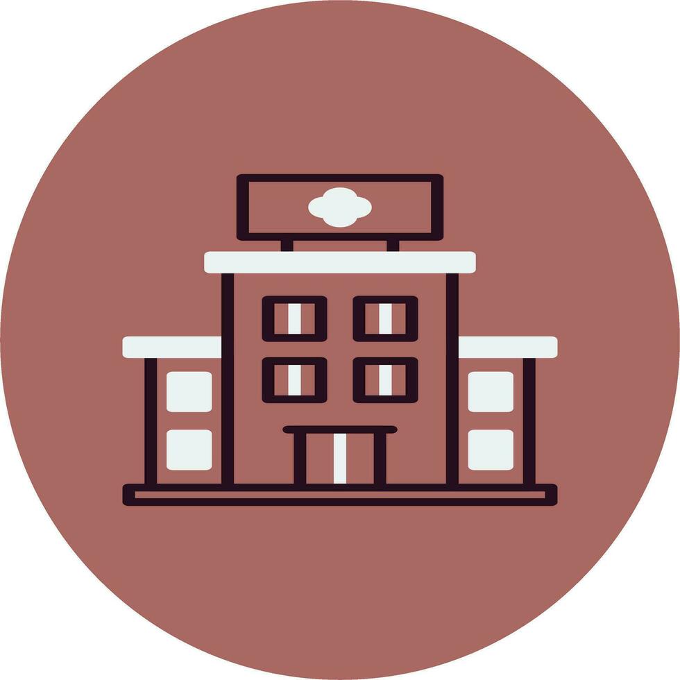 Hospital Building Vector Icon