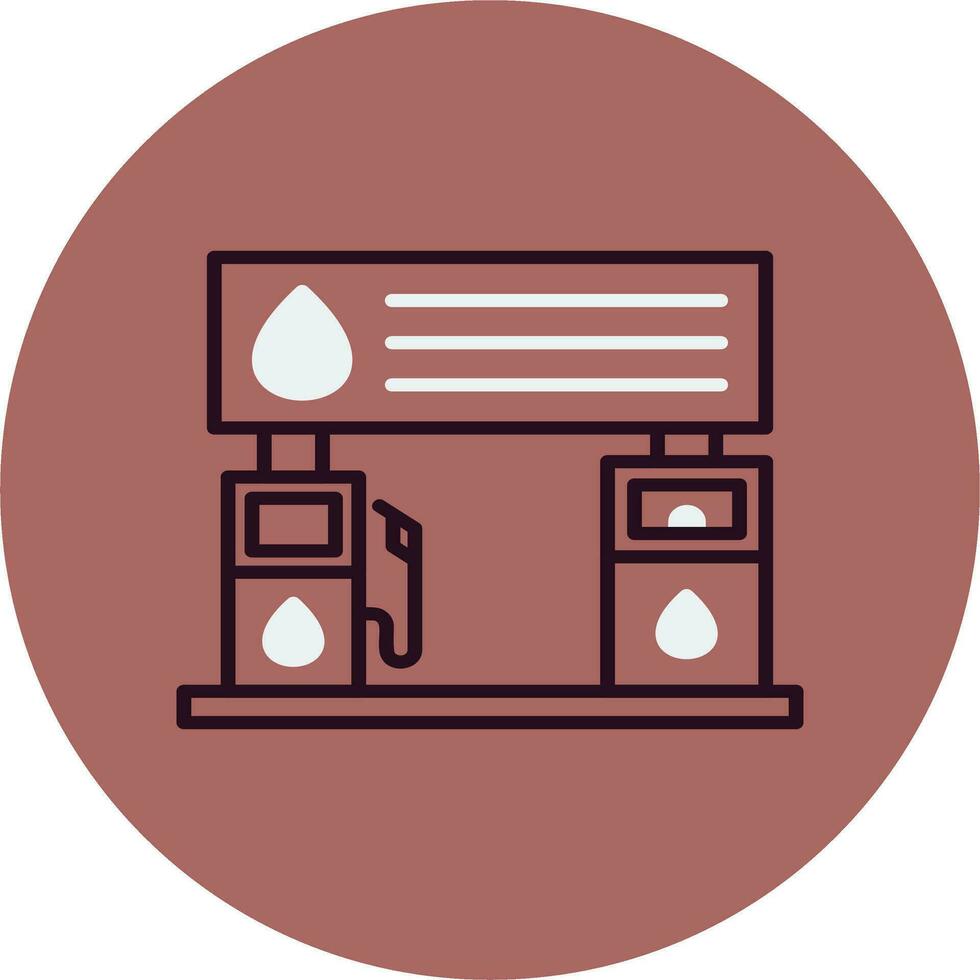 Gas Station Vector Icon