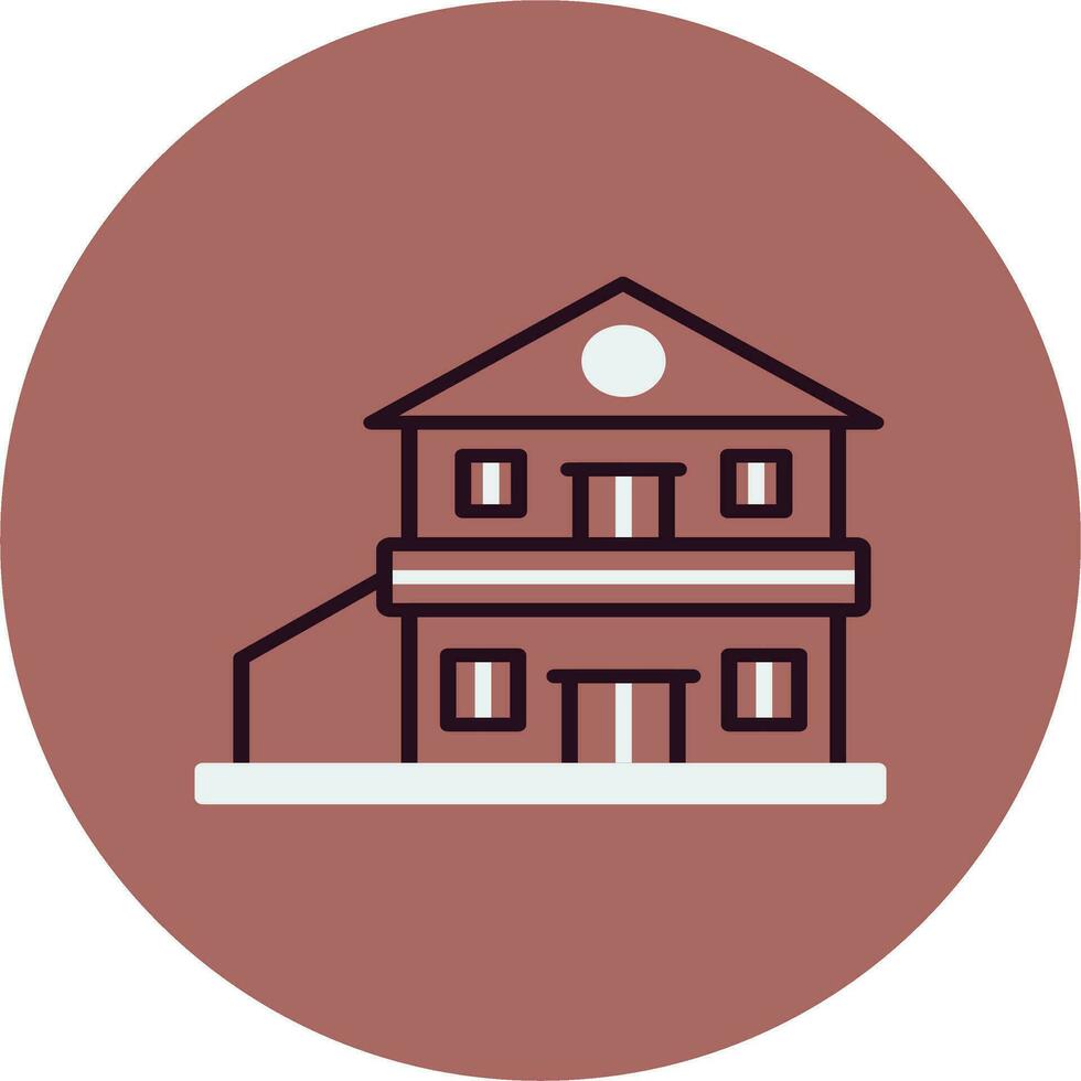 Mansion Vector Icon